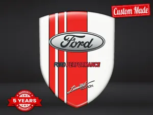 Ford Logo Into Sticker Durable High Quality Professional
